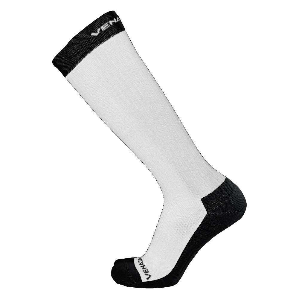 VenaSport Classic Sport 15-20 mmHg Recovery Compression Socks, White